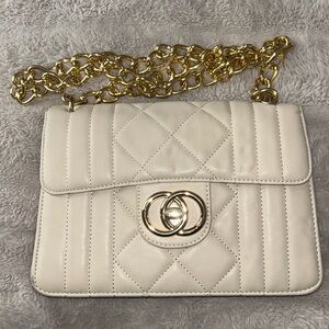 Beige and Gold purse - Great condition